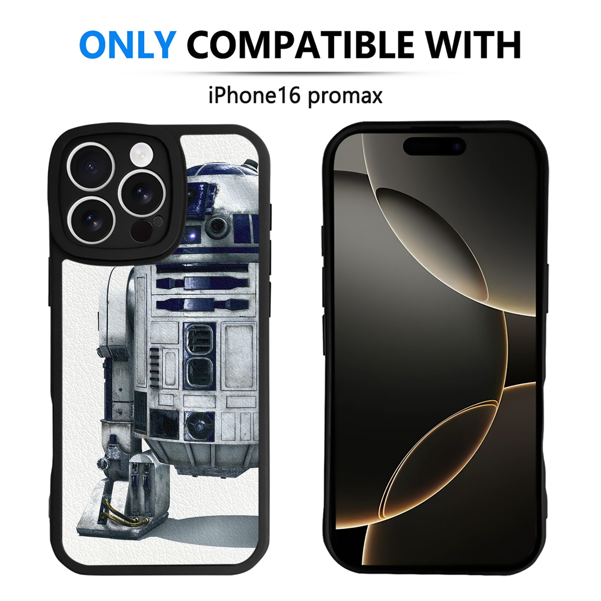 （画像用） スター・ウォーズ Star Wars 【iPhone 16シリーズ対応】シリコンスマホケース（レザー調） 材質：シリコン